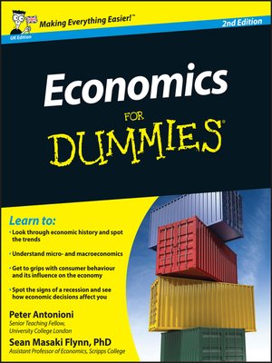 cover image of Economics For Dummies, UK Edition